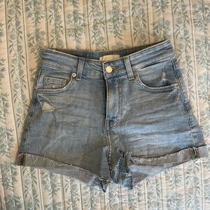 H&M Light Blue high waist Jean Shorts